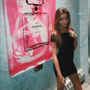 BEBE black mini dress!!